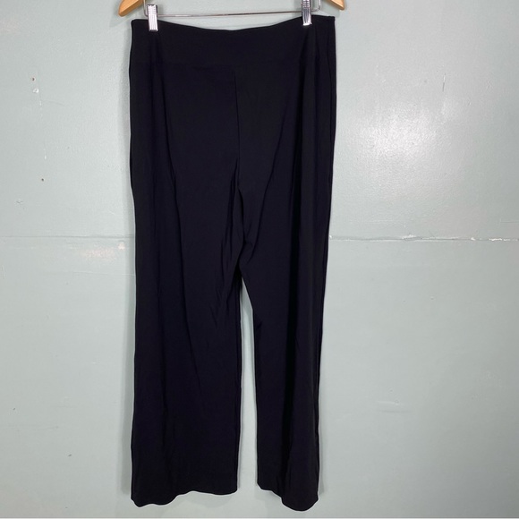 Athleta Cosmic Pant Black Sz 14 981512 Casual Travel Wide Leg Stretch - Picture 1 of 2